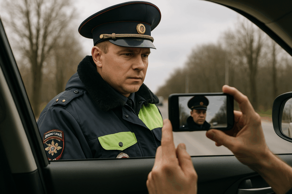 Можно ли снимать инспектора ГИБДД