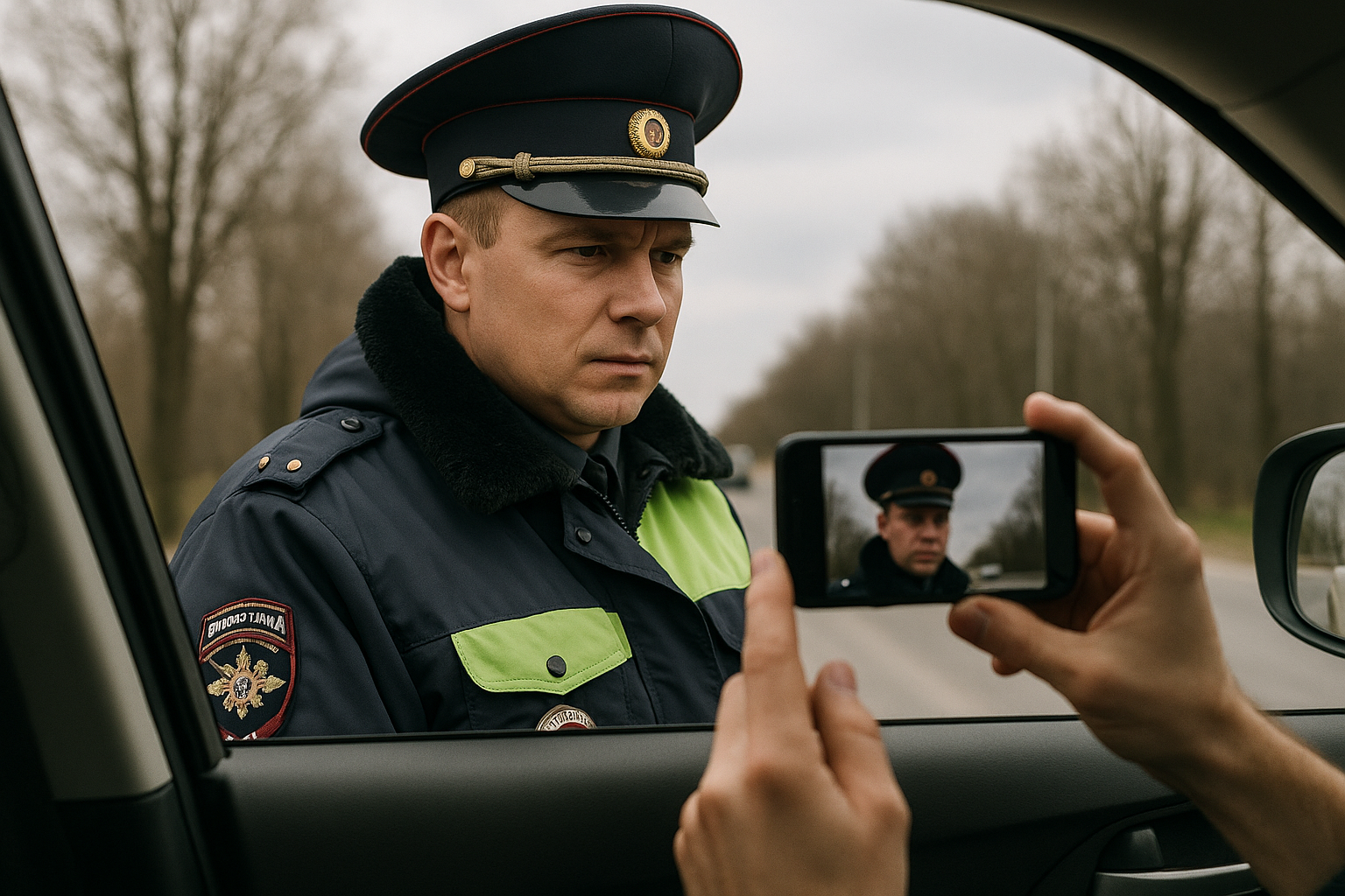 Можно ли снимать инспектора ГИБДД